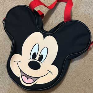 Disney mini Mickey Mouse Face Tote Bag - Black and Red